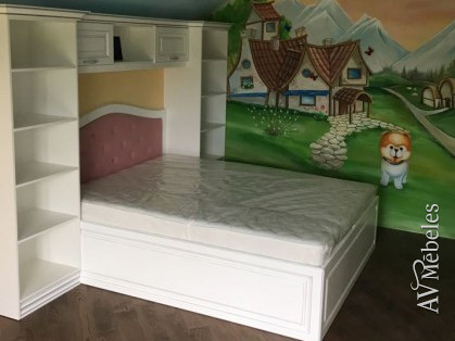 bērnu gultas uz pasūtījuma